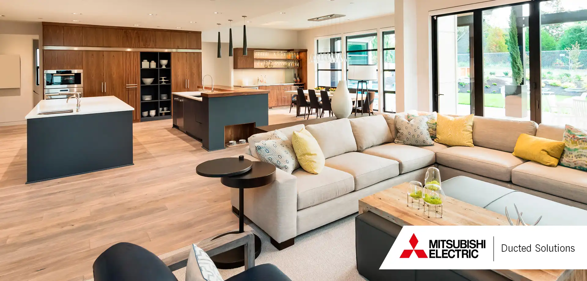 High wall mounted heat pump