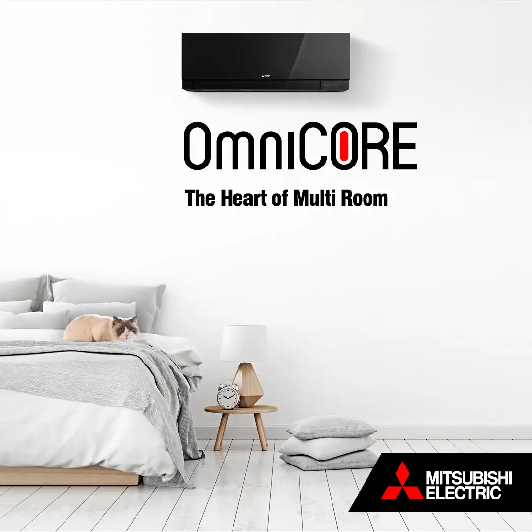 Whole room heating with multi room heat pump system